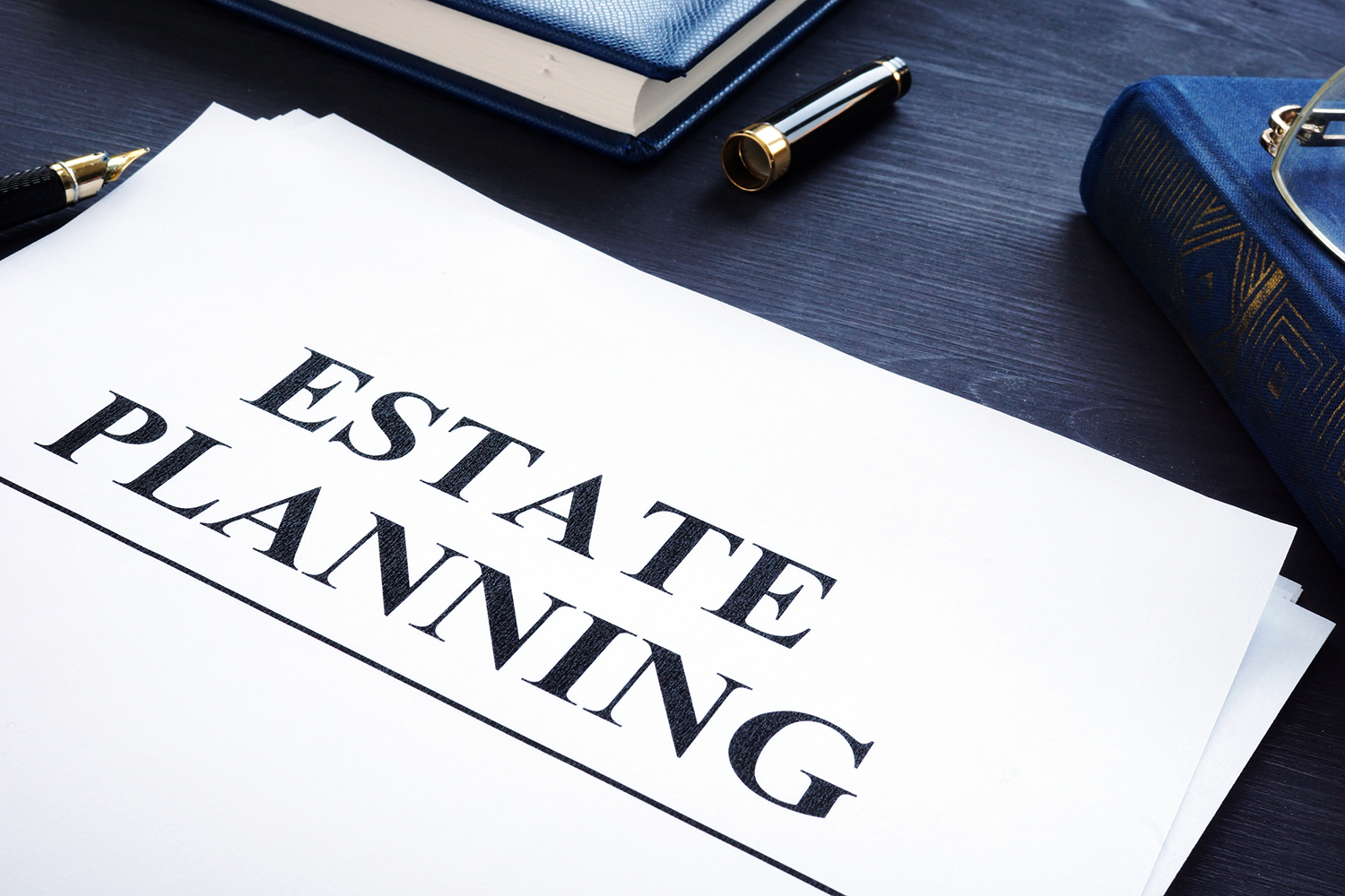 a document that says, “estate planning”